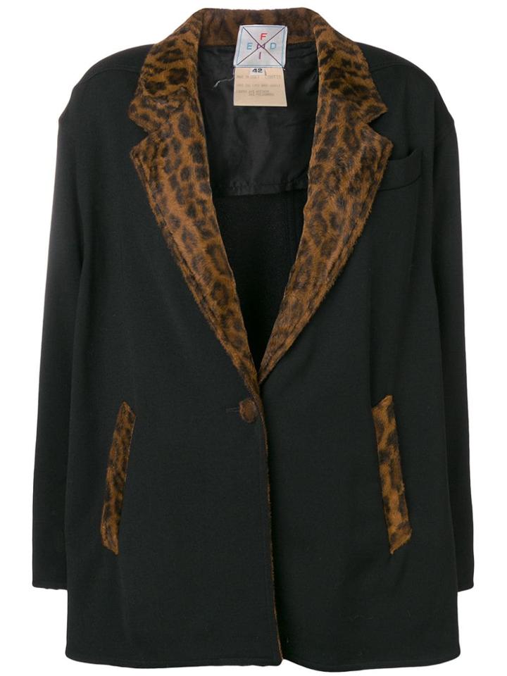 Fendi Vintage Fendi Jacket - Black