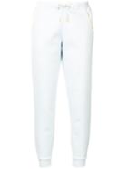 Puma X Sophia Webster Contrast-trim Textured Track Pants - Blue