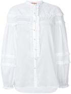 No21 Ruffle Trim Shirt - White