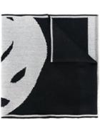 Alexander Mcqueen - 'big Skull' Knit Scarf - Men - Wool - One Size, Black, Wool