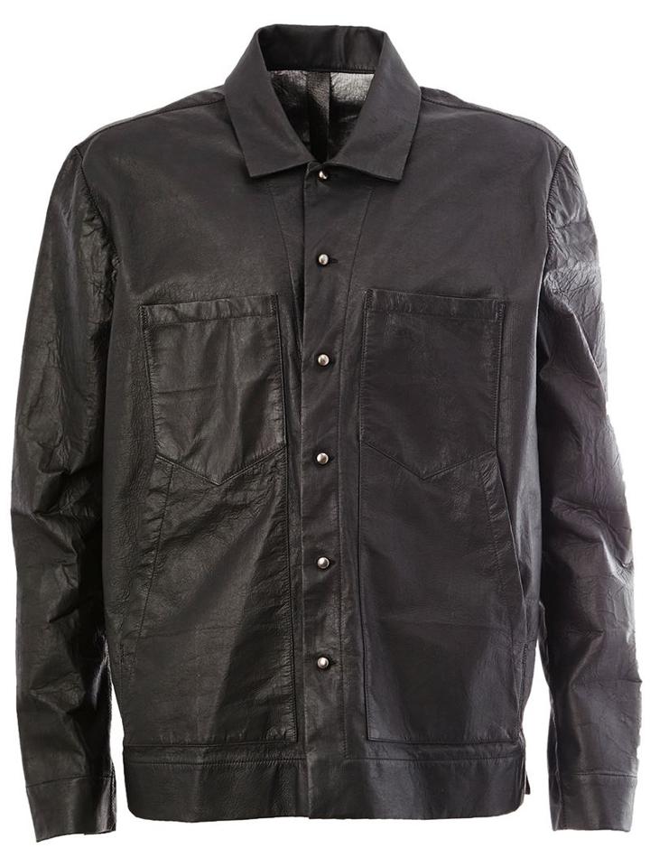 Isaac Sellam Experience 'shigoto' Leather Jacket, Men's, Size: Small, Black, Lamb Skin/polyethylene