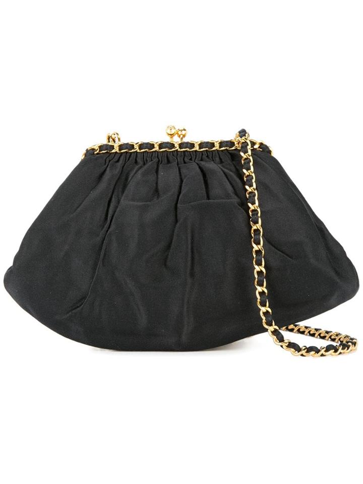 Chanel Vintage Chanel Chain Shoulder Bag - Black