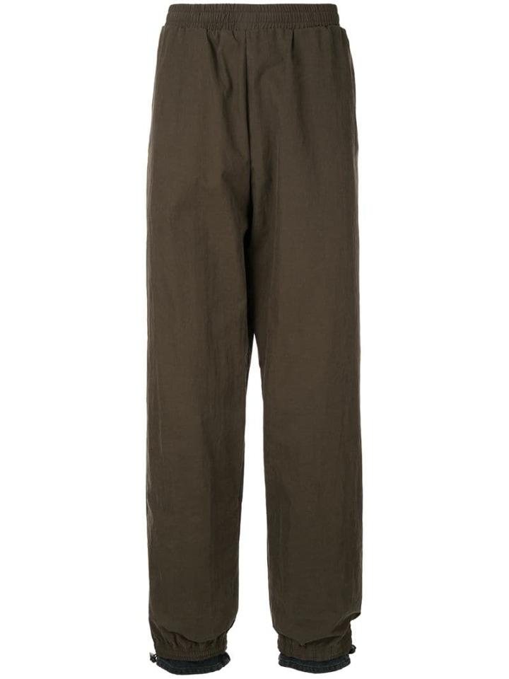 Y/project Poplin Sweatpants - Green