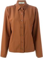Jean Louis Scherrer Vintage Skirt Suit, Women's, Size: 40, Brown