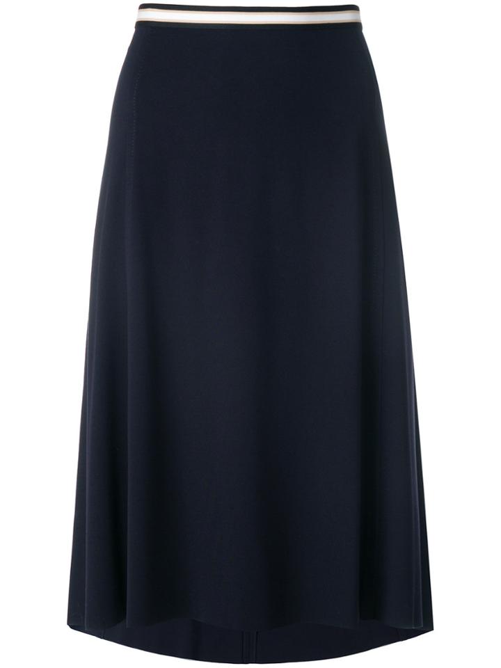 Dorothee Schumacher High-waisted Flared Skirt - Blue
