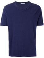 Estnation - Crew Neck T-shirt - Men - Cotton - S, Blue, Cotton