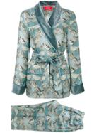 F.r.s For Restless Sleepers Printed Eirene Suit - Blue