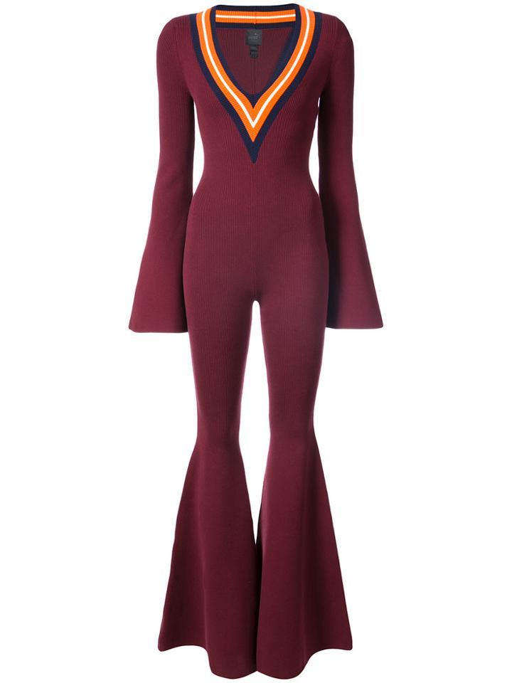 Fenty X Puma Knitted One-piece Jumpsuit - Red