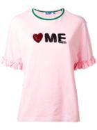 Steve J & Yoni P - Slogan T-shirt - Women - Cotton - L, Women's, Pink/purple, Cotton
