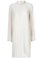 Rick Owens Moody Longsleeves Tunic Dress - Nude & Neutrals