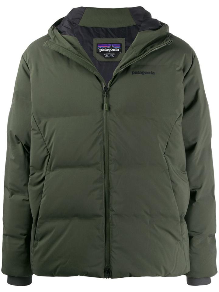 Patagonia Padded Hooded Jacket - Green