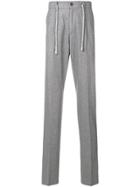 Eleventy Drawstring Slim Trousers - Grey