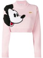 Gcds Mickey Mouse Knit Sweater - Pink
