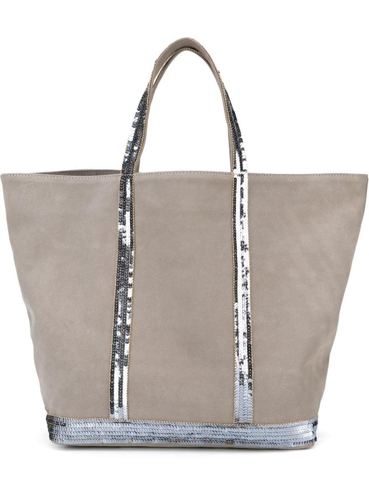 Vanessa Bruno Sequin Trim Shopping Tote