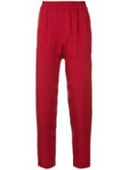 Layeur Tapered Trousers - Red G