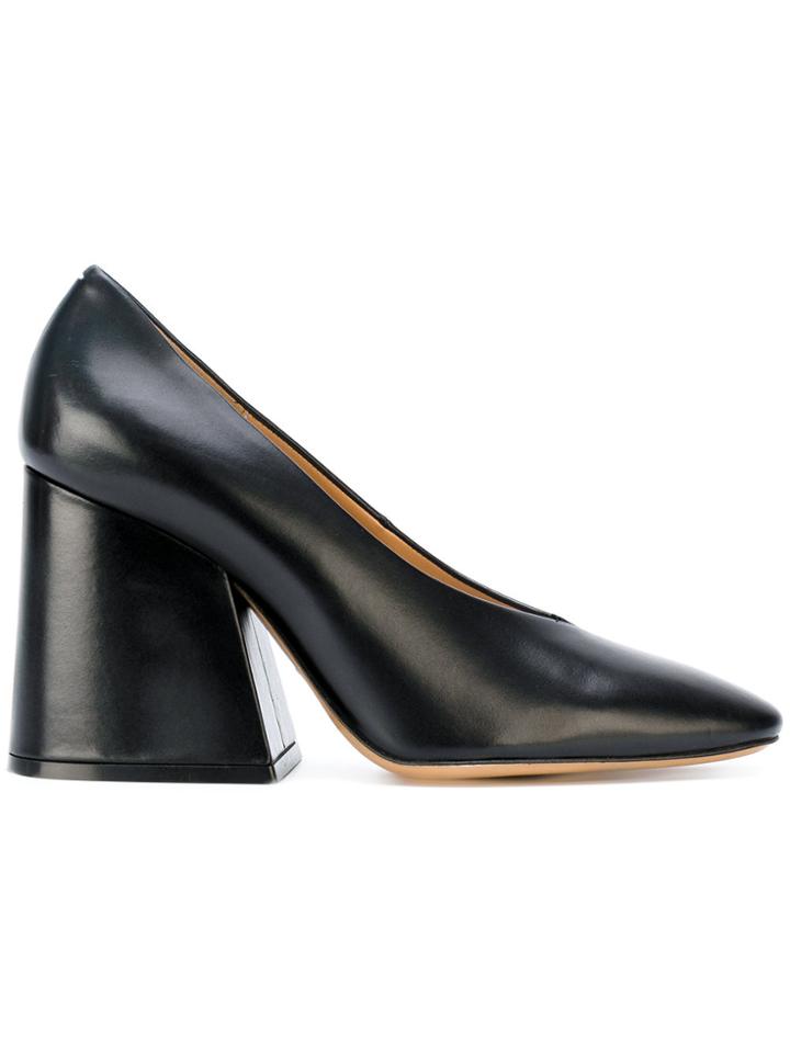 Maison Margiela Wide Heel Pumps - Black