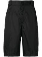 Prada High-waist Bermuda Shorts - Black