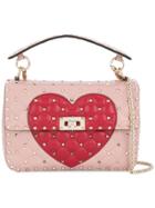 Valentino Heart Shoulder Bag - Pink & Purple
