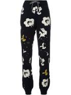 Barrie Moon Flowers Trousers - Blue