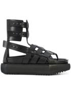 Rick Owens Granola Platform Sandals - Black
