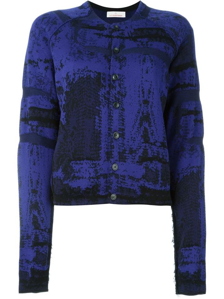 A.f.vandevorst Intarsia Knit Cardigan