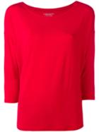 Majestic Filatures - Knitted Top - Women - Spandex/elastane/viscose - Ii, Red, Spandex/elastane/viscose
