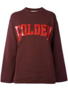 Golden Goose Deluxe Brand Raw Cut Sweatshirt, Women's, Size: Medium, Red, Cotton