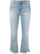 J Brand Ripped Detail Jeans - Blue