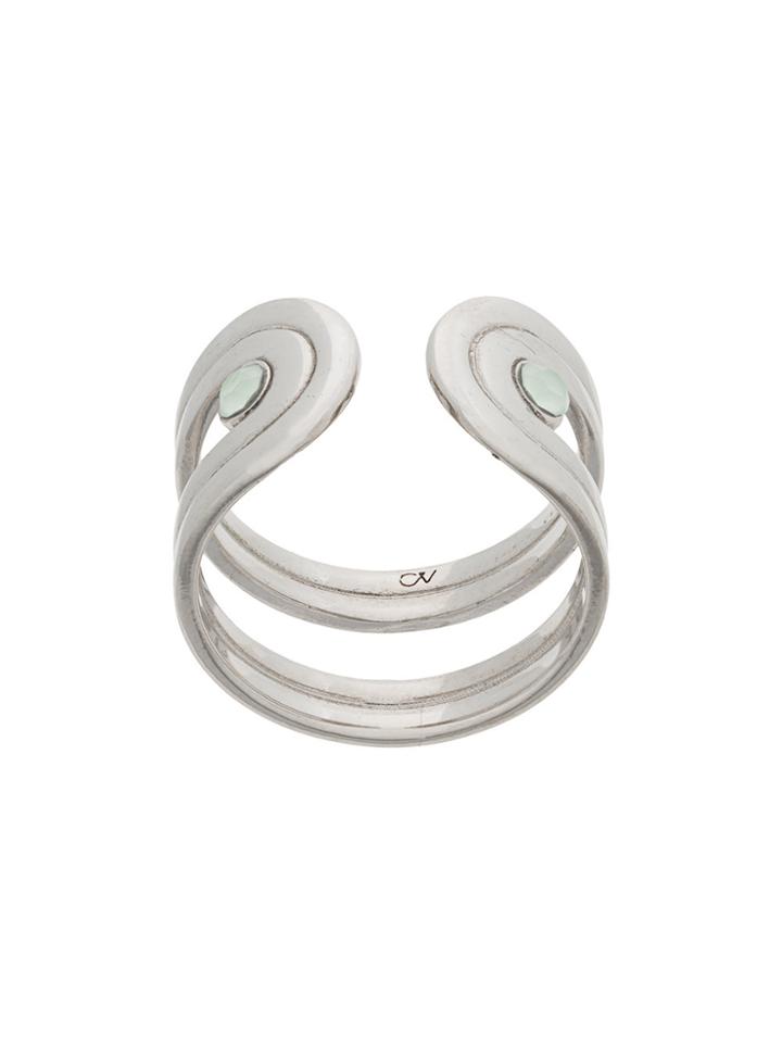 Charlotte Valkeniers Pilot Ring - Metallic
