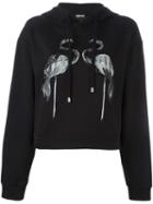 Just Cavalli Flamingo Print Hoodie