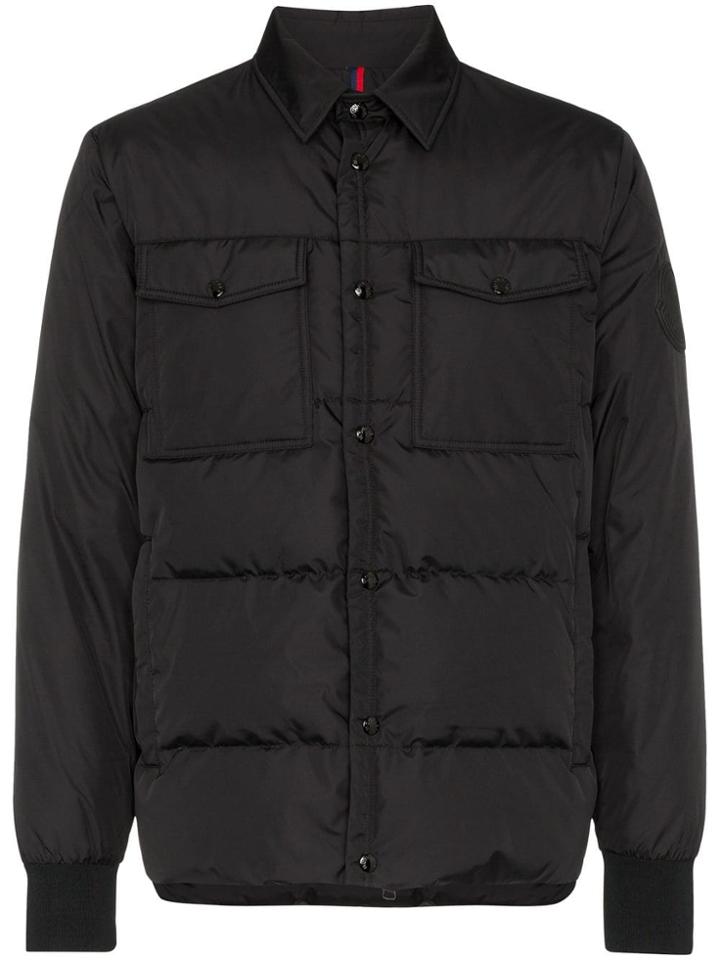 Moncler Gruss Quilted Shirt Jacket - Black