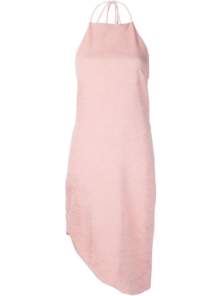 C/meo Asymmetric Halter-neck Dress