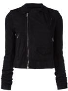Rick Owens 'stooges' Biker Jacket, Women's, Size: 42, Black, Leather/cotton/cupro