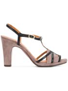 Chie Mihara T-bar Sandals - Grey