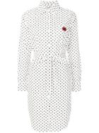 Essentiel Antwerp Spotted Shirt Dress - White