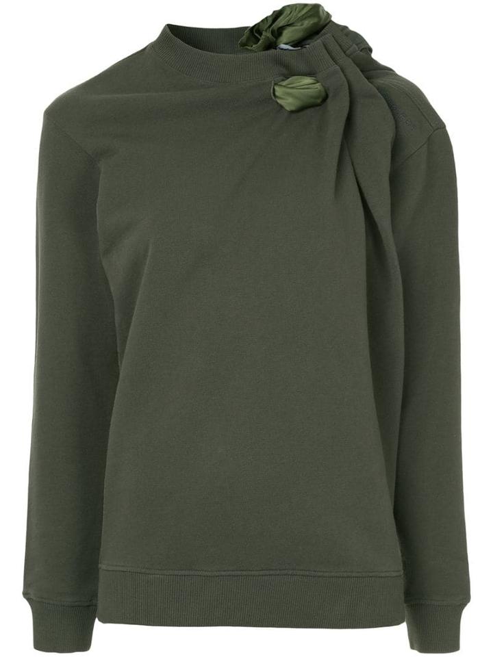 Y/project Scarf Detail Sweatshirt - Green
