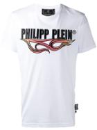 Philipp Plein Embroidered Logo T-shirt - White