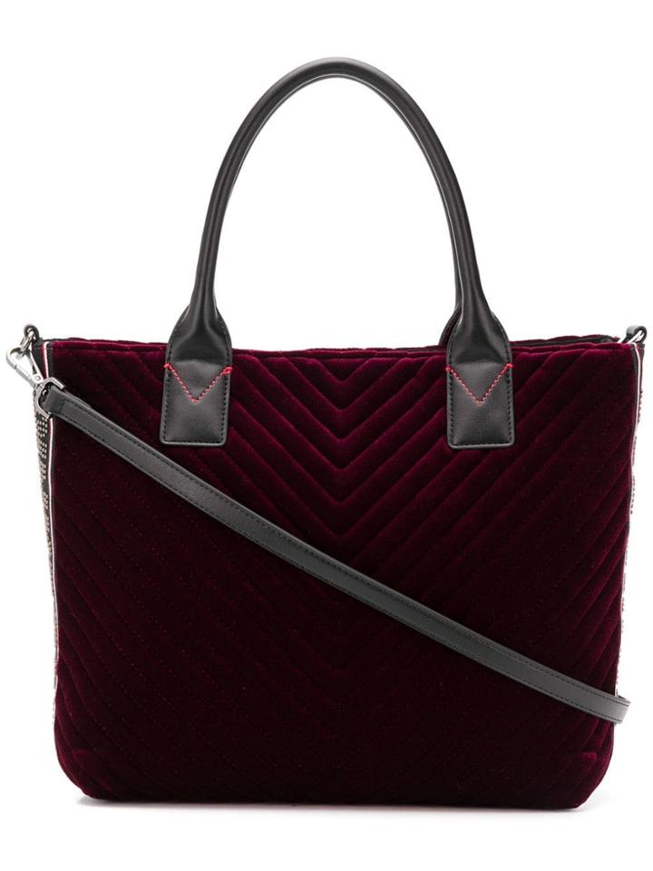 Pinko Side Logo Tote Bag - Purple