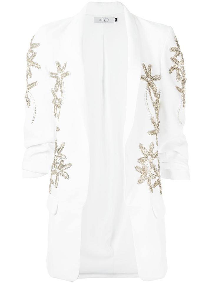 Patbo Bead-embroidered Blazer - White