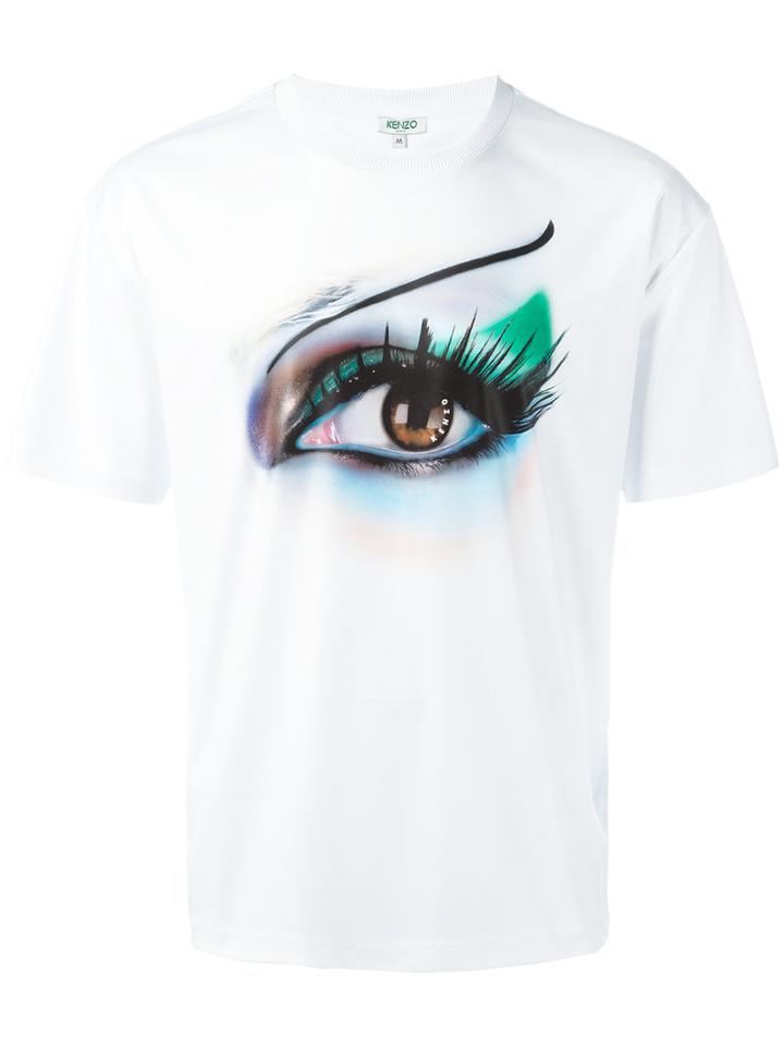 Kenzo Eye T-shirt, Men's, Size: Xl, White, Polyester