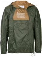 Kolor Zipped Contrast Jacket - Green