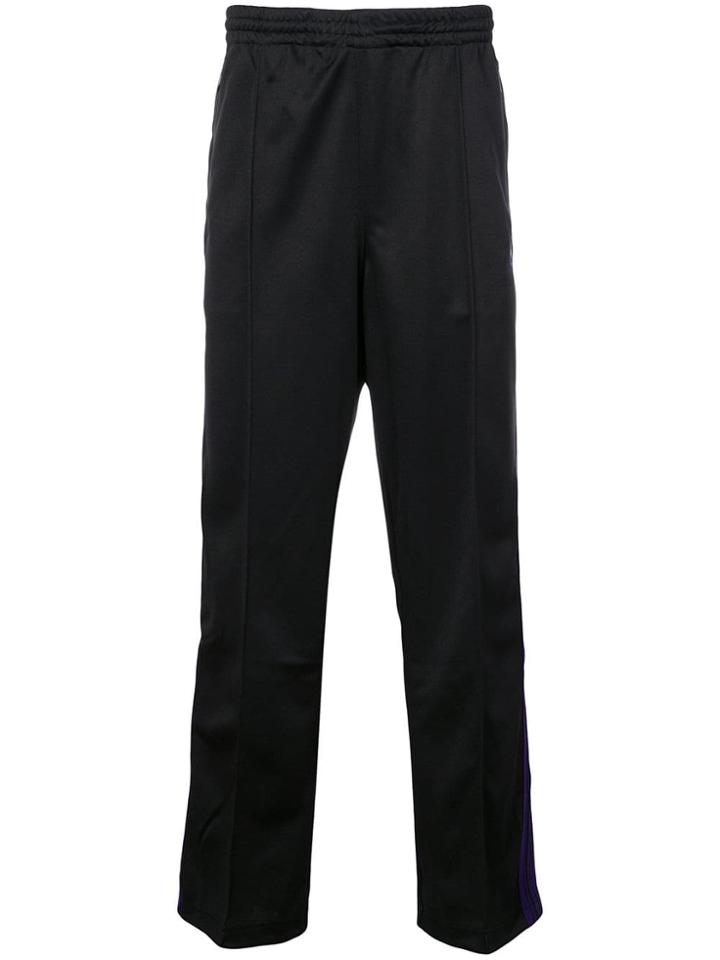 Needles Wide Leg Track Pants - Black