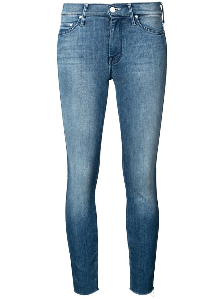 Mother High-waisted Skinny Jeans - Blue