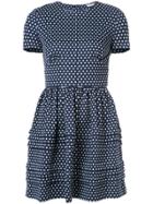 Miu Miu Polka Dot Mini Dress - Blue