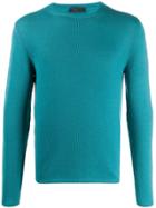 Prada Prada - Man - Cashmere Fineza 5 Roundneck - Green