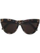 Le Specs Volcanic Tort Sunglasses - Brown