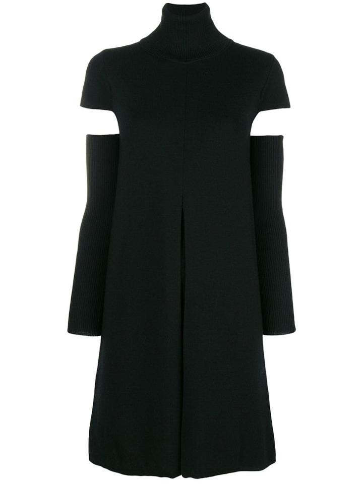 Roberto Collina Cut-out Detail Dress - Black