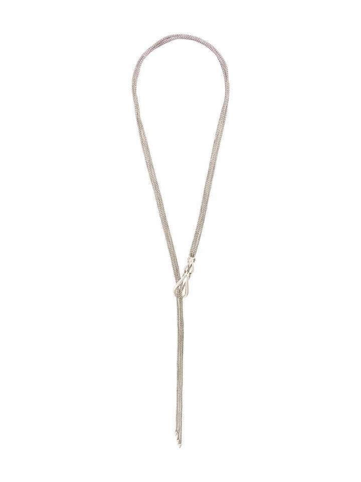 John Hardy Asli Classic Chain Link Lariat Necklace - Silver