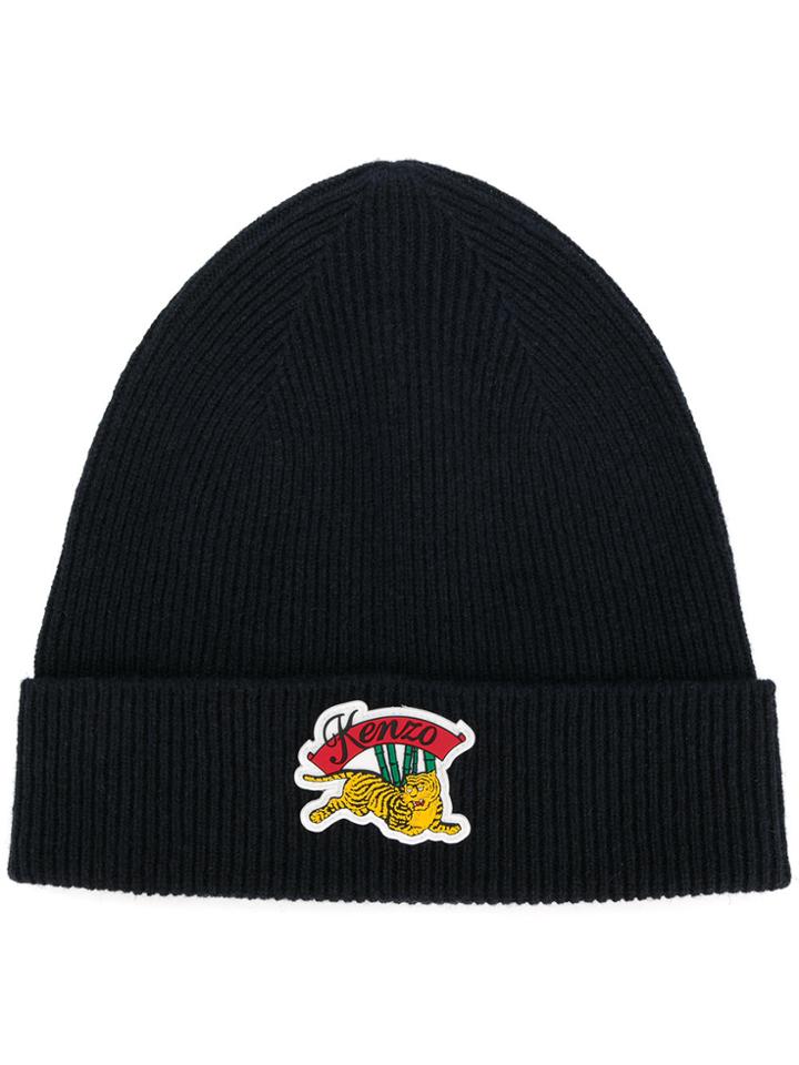 Kenzo Jumping Tiger Beanie - Black