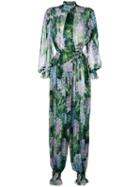 Dolce & Gabbana - Hydrangea Print Jumpsuit - Women - Silk - 42, Silk